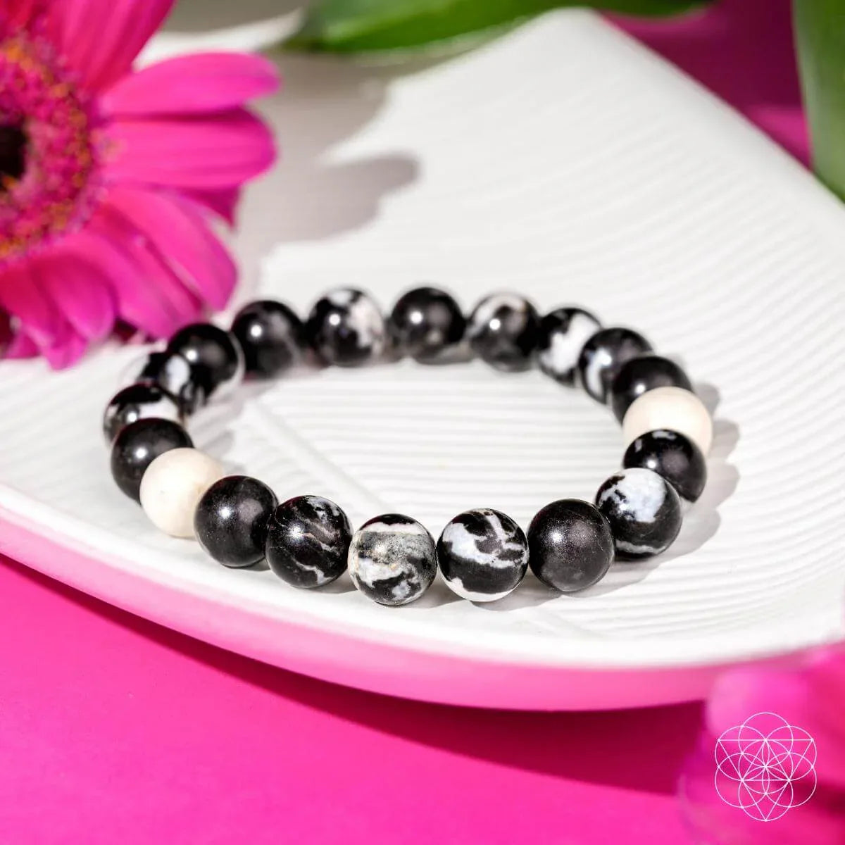 Permission to Pause - The Zebra Jasper Bracelet - Conscious Items - Flyclothing LLC