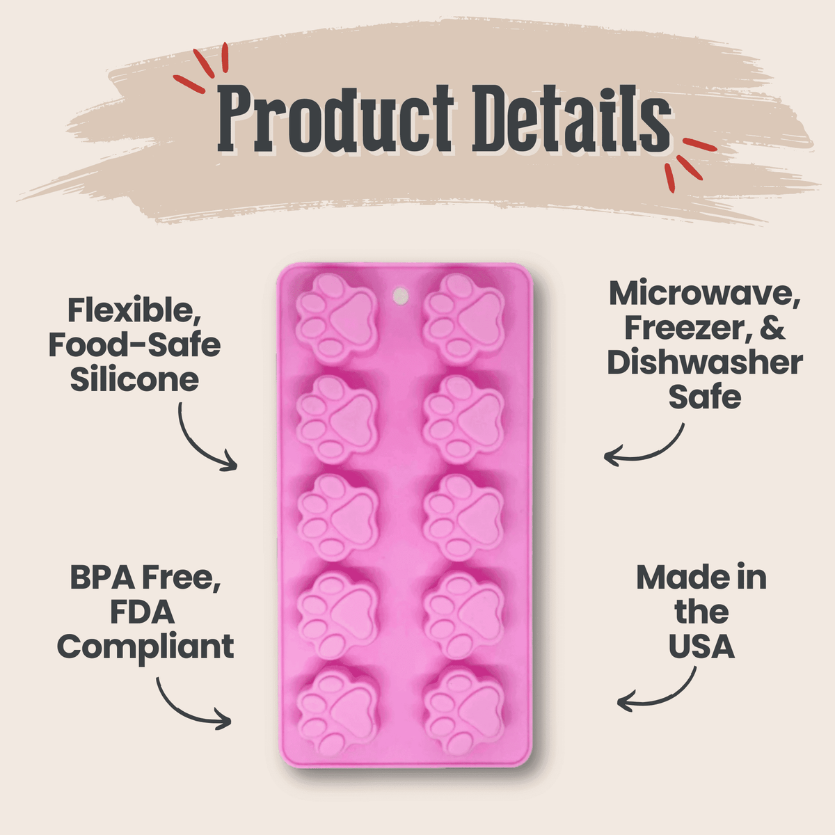 Pet Treat Molds - Farm To Pet - Flyclothing LLC