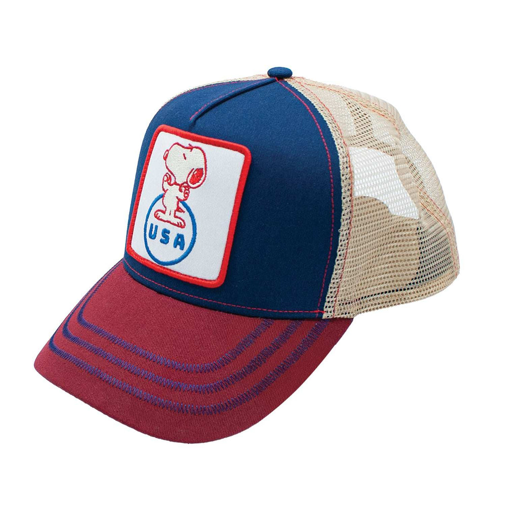 Peter Grimm Navy Adjustable USA Snoopy Hat