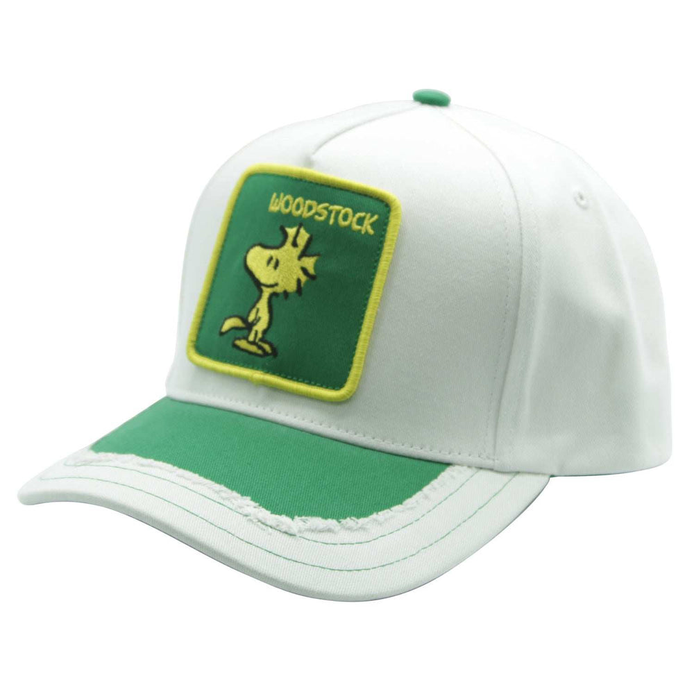 Peter Grimm White Adjustable Woodstock Ripped Cap Hat