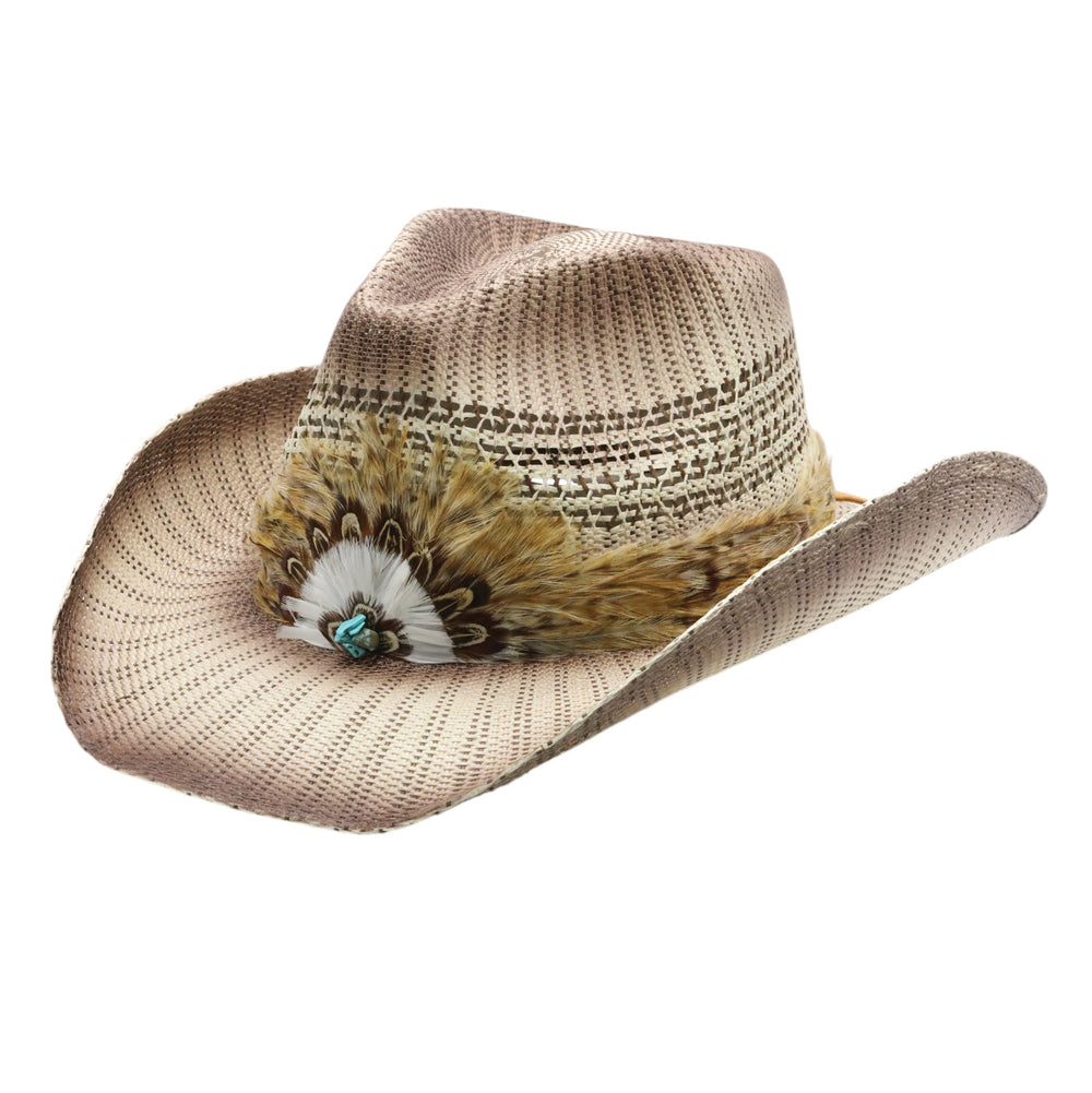Peter Grimm Tea Stain Barred Hat
