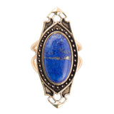 Phantom Lapis and Bronze Ring - Barse Jewelry
