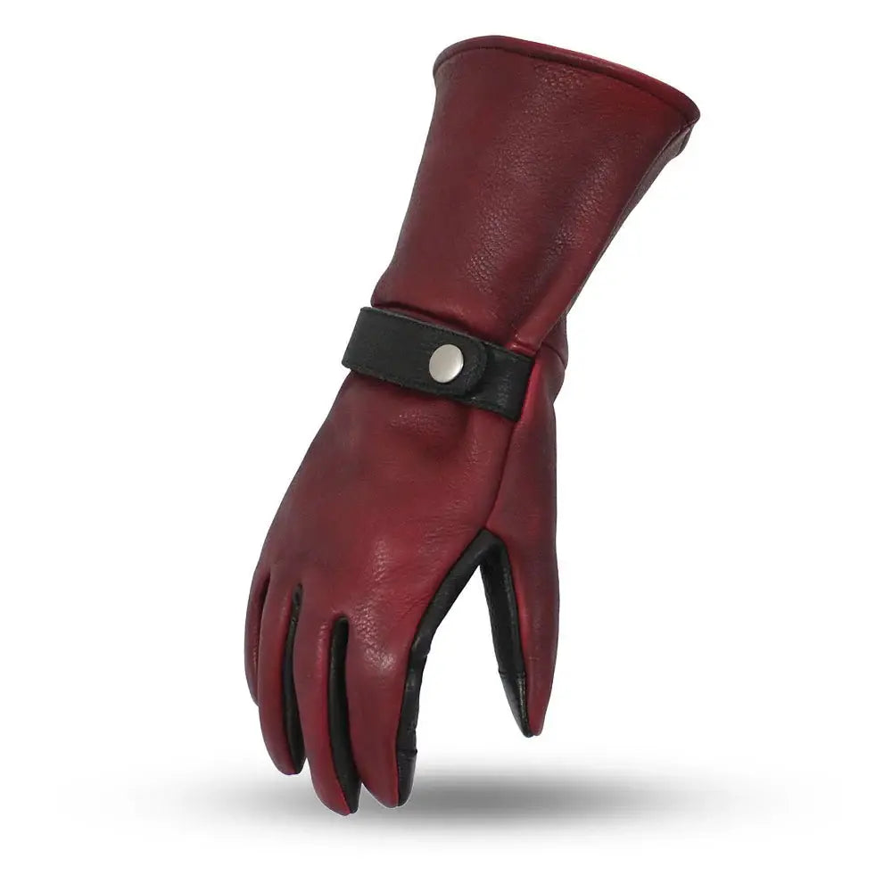 Phenom Men's Motorcycle Leather Gauntlet - First Manufacturing Company - Flyclothing LLC