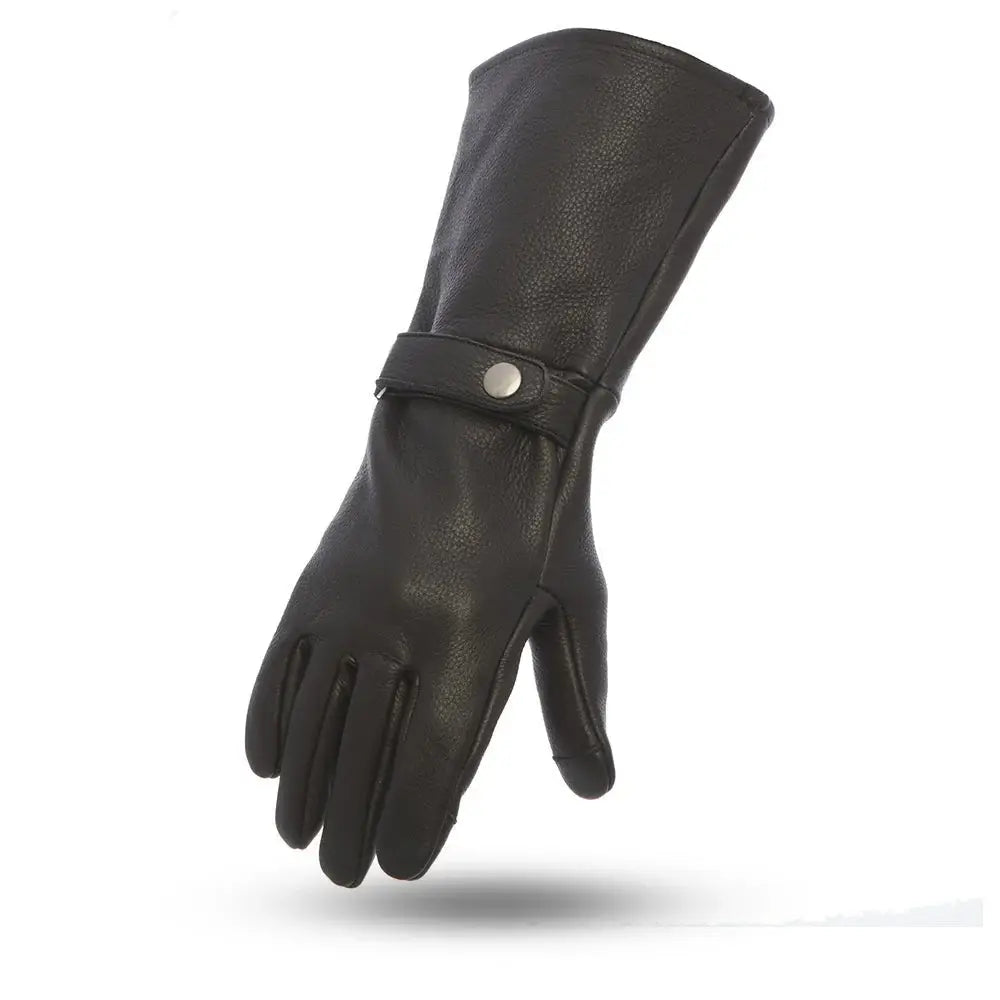 Phenom - Men's Motorcycle Leather Gauntlet - First Manufacturing Company - Flyclothing LLC