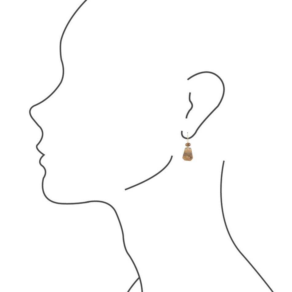 Picture Jasper Slab Earrings - Barse Jewelry - Flyclothing LLC