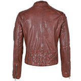 Pidger RF Leather Jacket, Mahogany