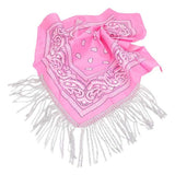 Rhinestone Like Fringe Cowgirl Bandana Scarf - Madeline Love - Flyclothing LLC
