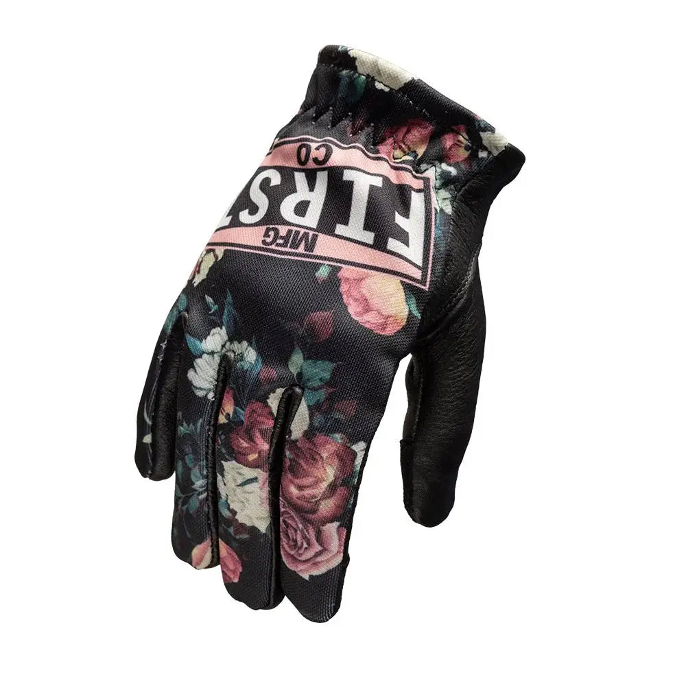 Pink Flower Women's Clutch Gloves - First Manufacturing Company - Flyclothing LLC
