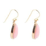 Pink Opal Golden Drop Earrings - Barse Jewelry - Flyclothing LLC