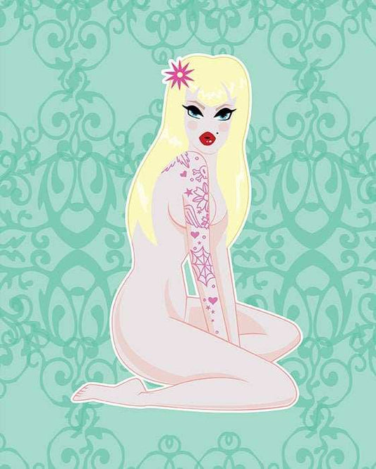 Black Market Art Company Pink Tattoo Print - Black Market Art Company - Flyclothing LLC