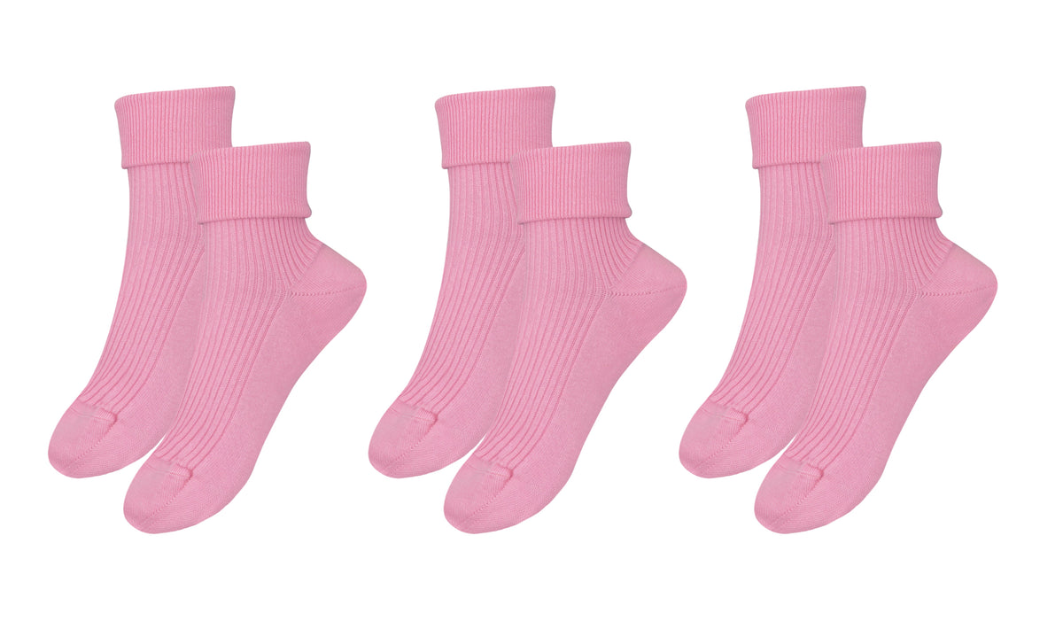 tittimitti® Women’s 100% Organic Combed Cotton Socks 3-Pack – Made in Italy - tittimitti - Flyclothing LLC