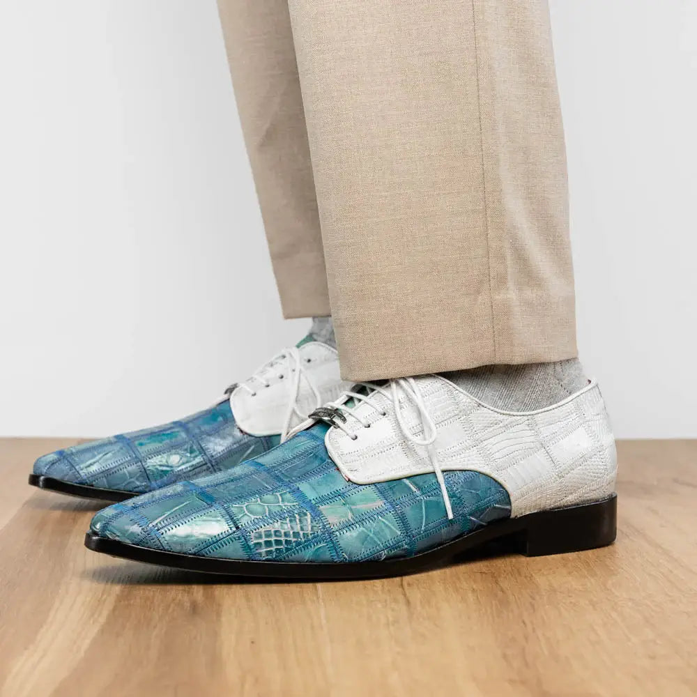 Pissa Aqua/White - Marco Di Milano - Flyclothing LLC