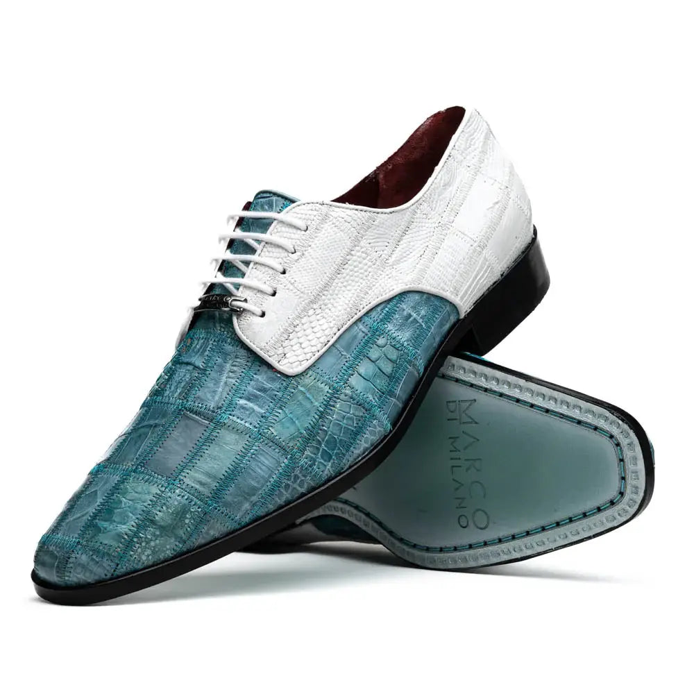 Pissa Aqua/White - Marco Di Milano - Flyclothing LLC