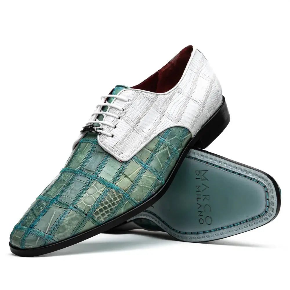 Pissa Tourquoise/White - Marco Di Milano - Flyclothing LLC
