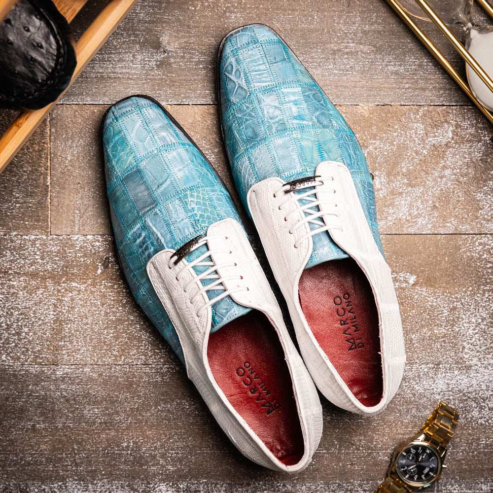 Pissa Aqua/White - Marco Di Milano - Flyclothing LLC