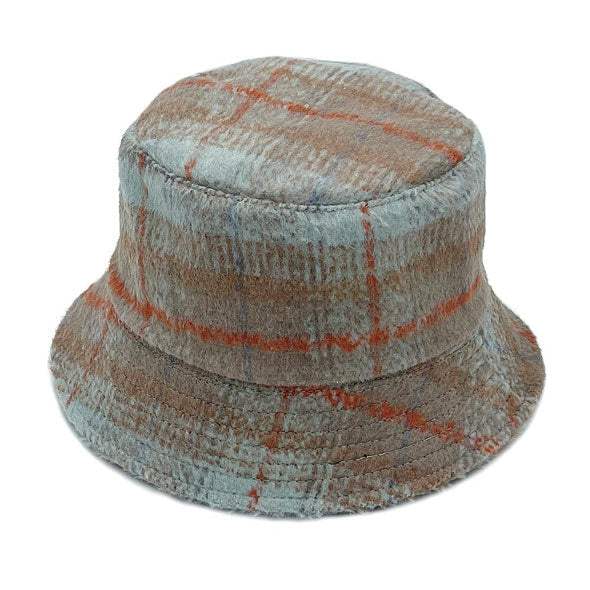 Plaid Check Patterned Bucket Hat - Madeline Love - Flyclothing LLC