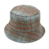Plaid Check Patterned Bucket Hat - Madeline Love - Flyclothing LLC