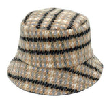 Plaid Check Patterned Bucket Hat - Madeline Love - Flyclothing LLC