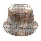 Plaid Check Patterned Bucket Hat - Madeline Love - Flyclothing LLC
