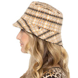 Plaid Check Patterned Bucket Hat - Madeline Love - Flyclothing LLC