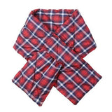 Plaid Check Puffy Scarf Check Quilted Pull Thru Scarf - Madeline Love - Flyclothing LLC