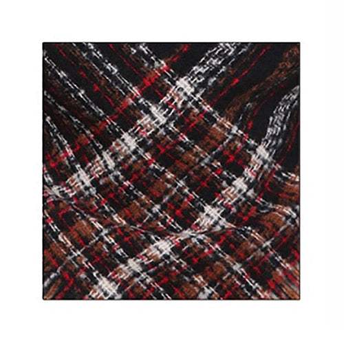 Plaid Liner Square Blanket Scarf Shawl - Madeline Love - Flyclothing LLC
