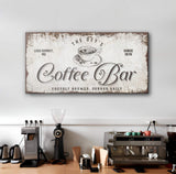 Coffee Bar Sign - Tailored Canvases - Flyclothing LLC