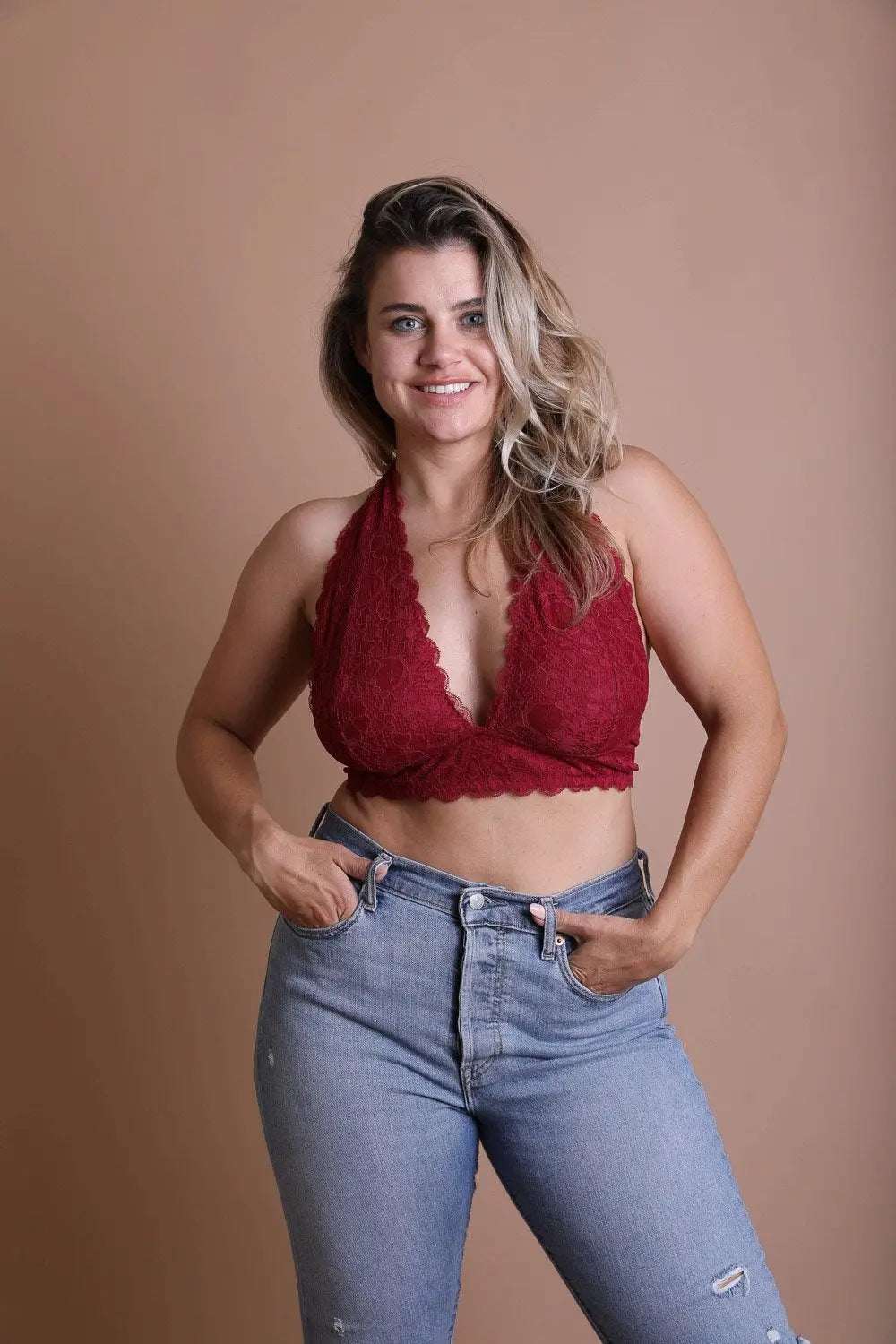 Plus Halter Top Bralette