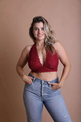 Plus Halter Top Bralette