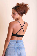 High Neck Crochet Lace Bralette – Stylish Layering Essential - Boho Clothing and Accessories - Flyclothing LLC