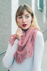 Pointelle Fringe Infinity - Boho Clothing and Accessories - Flyclothing LLC