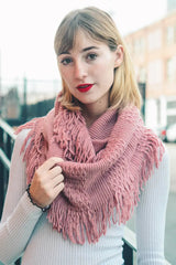 Pointelle Fringe Infinity - Boho Clothing and Accessories - Flyclothing LLC