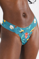 The Pollination Station | Birds and Bees Seamless Thong - Shinesty - Flyclothing LLC