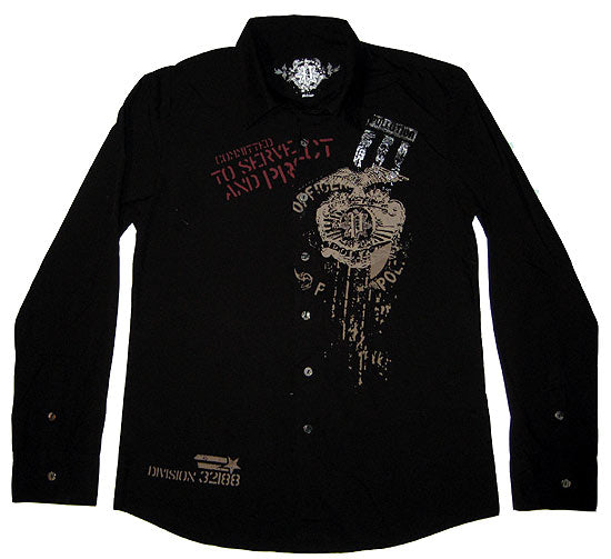 Pollution Clothing Polizia Shirt