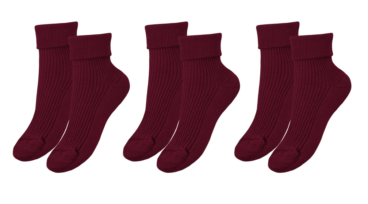 tittimitti® Women’s 100% Organic Combed Cotton Socks 3-Pack – Made in Italy - tittimitti - Flyclothing LLC