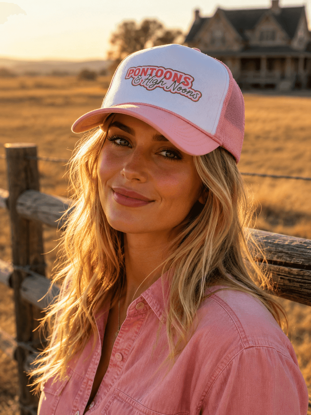 Pontoons & High Noons Trucker Hat - Wild Junkie - Flyclothing LLC