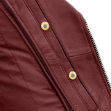 Popstar Women's Motorcycle Leather Jacket - First Manufacturing Company - Flyclothing LLC