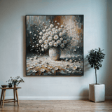 Canvas Print: "Porcelain Bloom" - Tailored Canvases - Flyclothing LLC