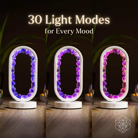 Portal to Peace - Amethyst Lamp of Stress Relief - Conscious Items - Flyclothing LLC