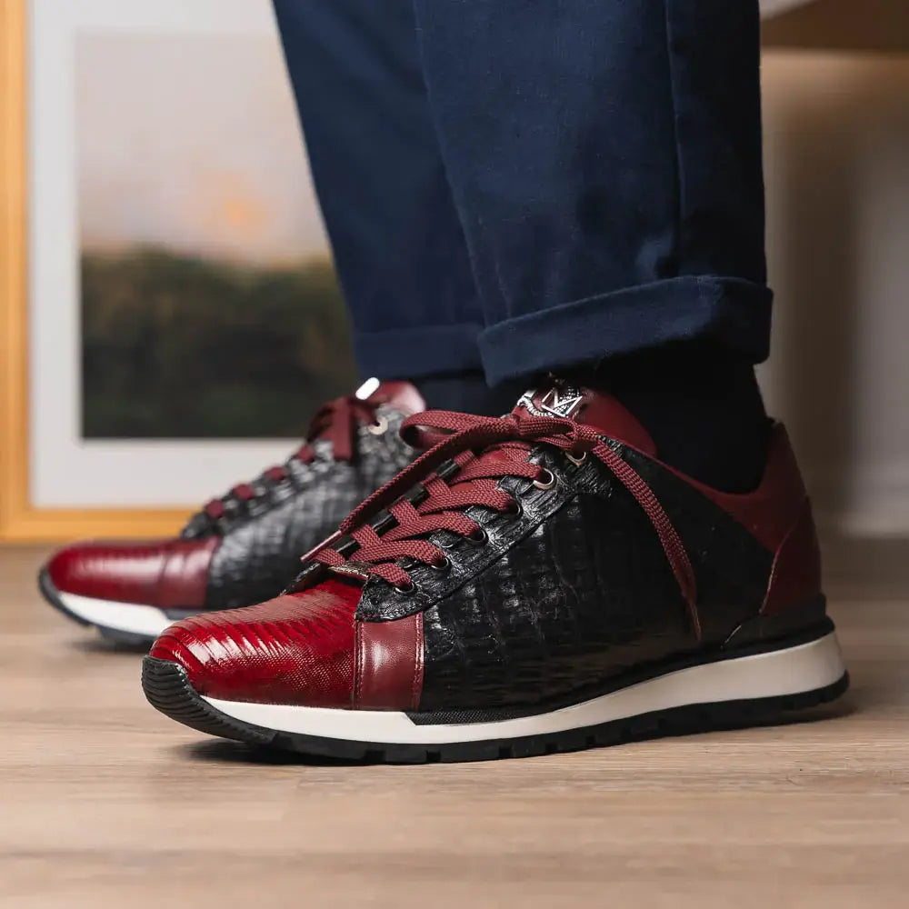 Portici Wine / Black - Marco Di Milano - Flyclothing LLC