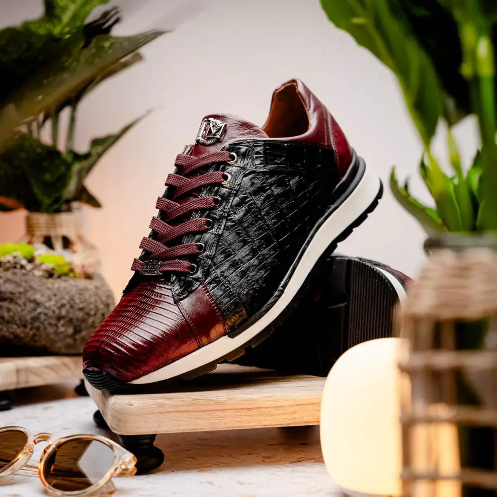 Portici Wine / Black - Marco Di Milano - Flyclothing LLC