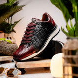 Portici Wine / Black - Marco Di Milano - Flyclothing LLC