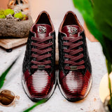 Portici Wine / Black - Marco Di Milano - Flyclothing LLC