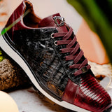Portici Wine / Black - Marco Di Milano - Flyclothing LLC