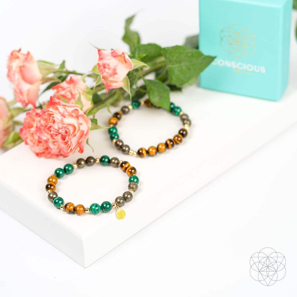 Powerhouse of Success - Trio of Stones Bracelet Bundle - Conscious Items - Flyclothing LLC