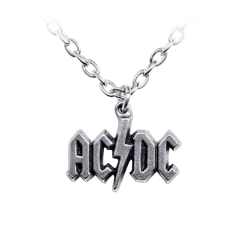AC/DC Lightning Logo Pendant - Alchemy of England - Flyclothing LLC