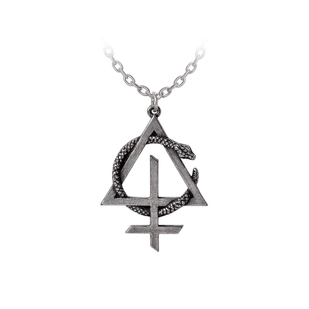 Behemoth Opvs Contra Natvram Snake Symbol Pendant - Alchemy of England - Flyclothing LLC