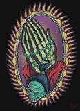 Black Market Art Company Praying for Evil Print