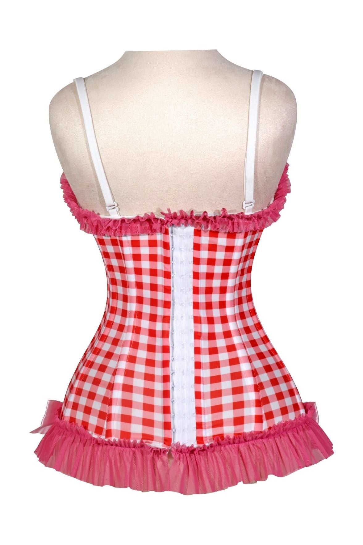 Daisy Corsets Lavish Strawberry Sweetheart Bustier Corset with Underwire Cups - Daisy Corsets - Flyclothing LLC