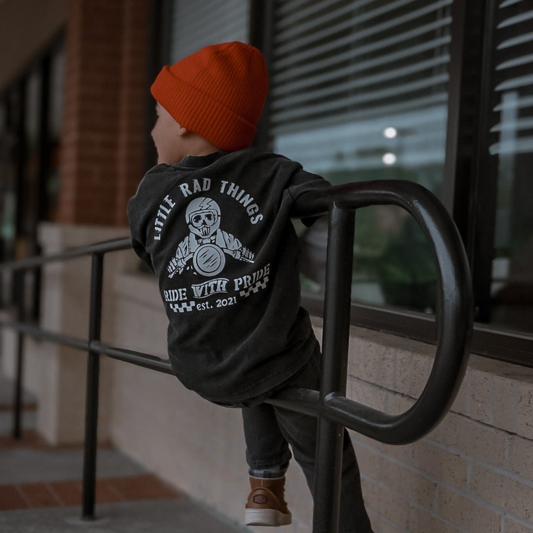 THE NIGHT RIDER TEE - LITTLE RAD THINGS - Flyclothing LLC